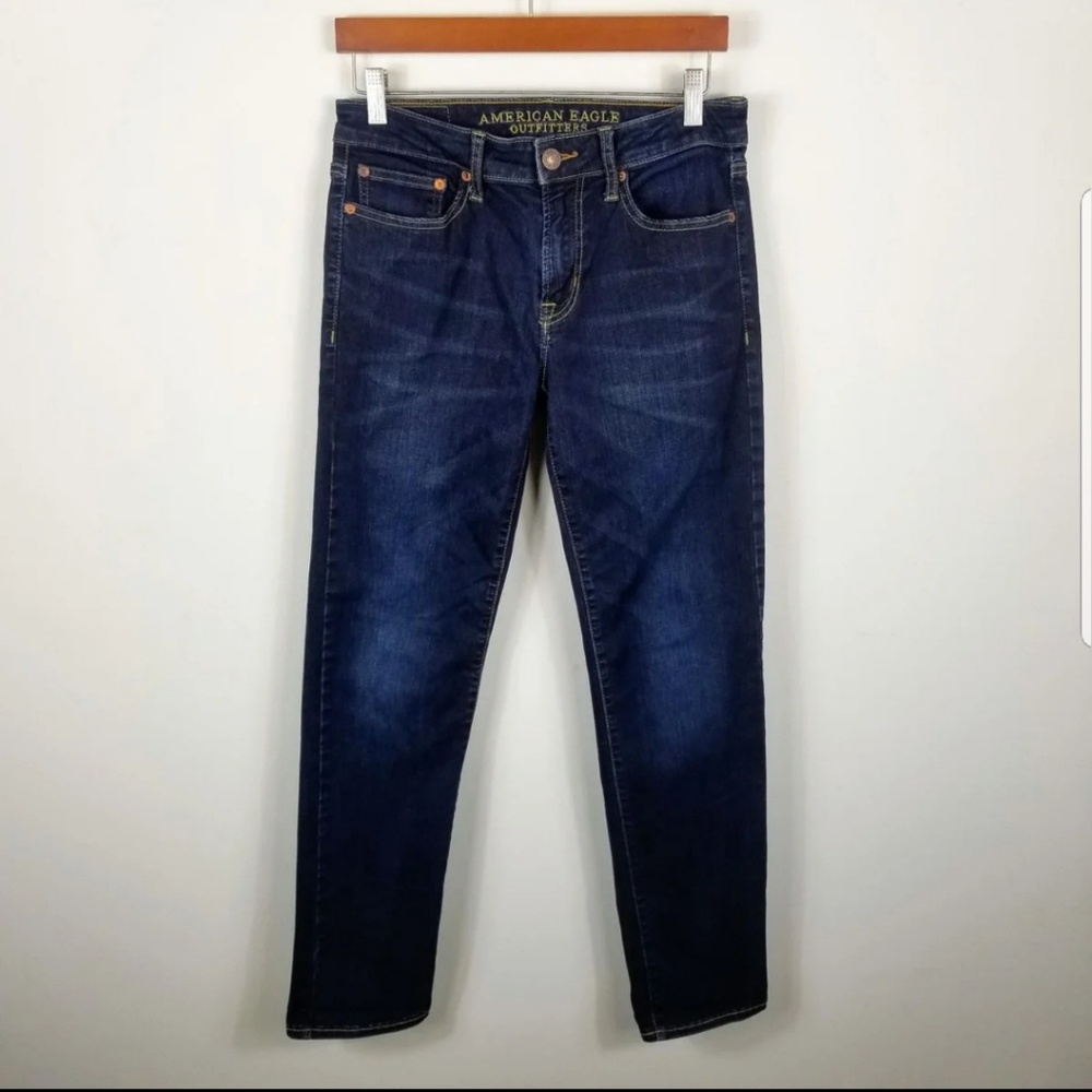 American Eagle extreme flex slim straight jeans